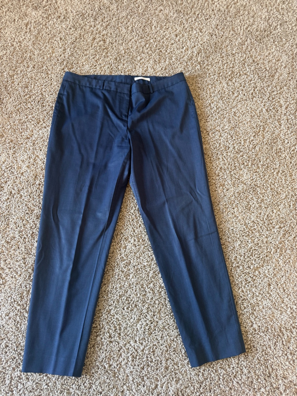 Hugo Boss Ladies Navy Dress Pants - Classic Tailored Trousers